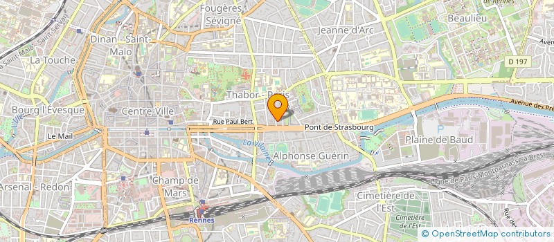 localisation de l'entreprise COPROPRIETE IMM. R BARBES  RENNES