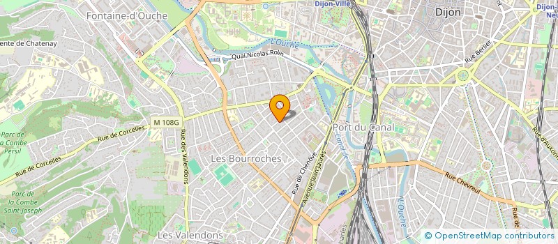 localisation de l'entreprise COPROPRIETE IMMEUBLE CHRISTINE  DIJON