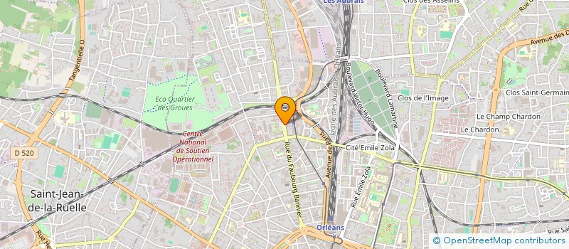 localisation de l'entreprise COPROPRIETE IMMEUBLE FG BANNIER à ORLEANS