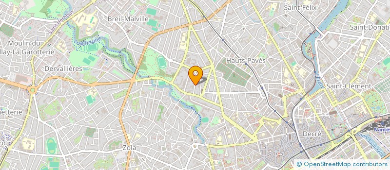 localisation de l'entreprise COPROPRIETE IMMEUBLE IMPRESSIONNISTES  NANTES