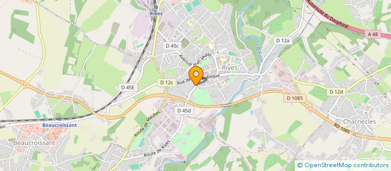 localisation de l'entreprise COPROPRIETE IMMEUBLE L'AMARANTINE  RIVES