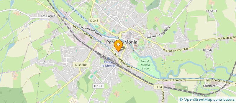 localisation de l'entreprise COPROPRIETE IMMEUBLE LABAUNE  PARAY-LE-MONIAL