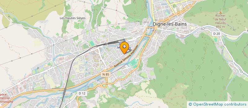localisation de l'entreprise COPROPRIETE IMMEUBLE LAVANDE à DIGNE-LES-BAINS