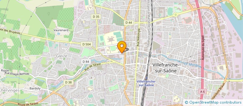 localisation de l'entreprise COPROPRIETE IMMEUBLE LE MARCHE  VILLEFRANCHE-SUR-SAONE