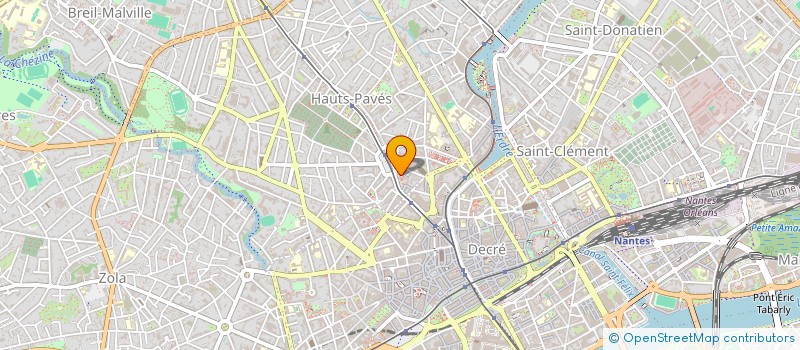 localisation de l'entreprise COPROPRIETE IMMEUBLE LE MARTRAY  NANTES