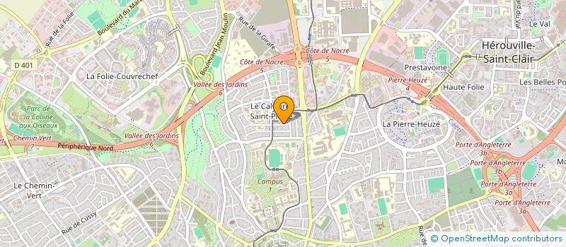 localisation de l'entreprise COPROPRIETE IMMEUBLE LE PHENIX à CAEN