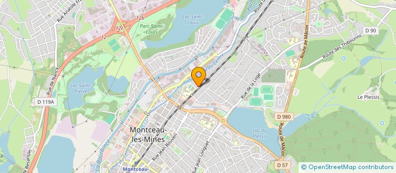 localisation de l'entreprise COPROPRIETE IMMEUBLE LES ETANCONS  MONTCEAU-LES-MINES