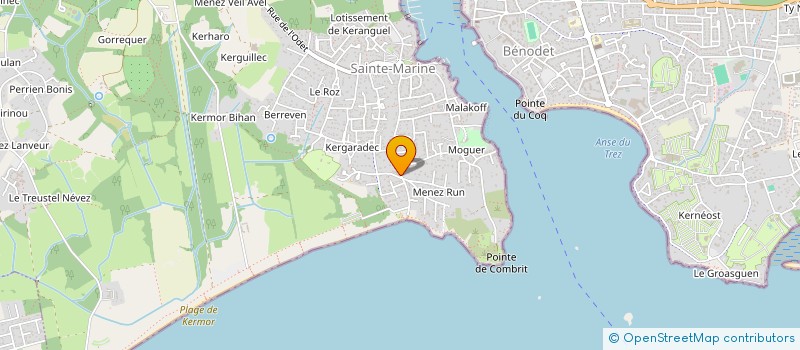 localisation de l'entreprise COPROPRIETE IMMEUBLE PEN MORVAN  COMBRIT