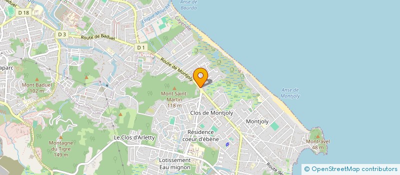 localisation de l'entreprise COPROPRIETE IMMEUBLE POUPON  REMIRE-MONTJOLY