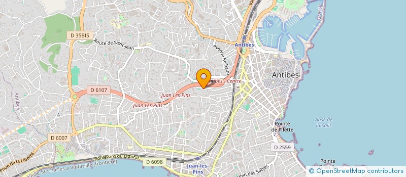 localisation de l'entreprise COPROPRIETE IMMOBILIERE TANAGRA à ANTIBES