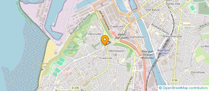 localisation de l'entreprise COPROPRIETE INDIVISION DUDART  LE PORTEL