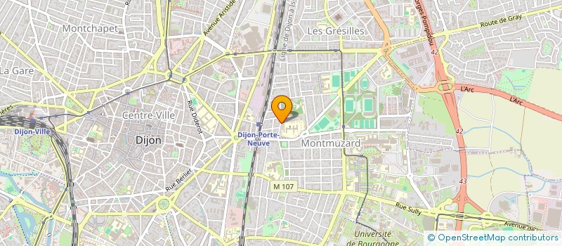 localisation de l'entreprise COPROPRIETE ISABELLE DU PORTUGAL à DIJON