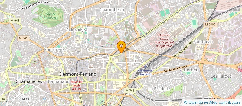 localisation de l'entreprise COPROPRIETE JACOBINS  CLERMONT-FERRAND