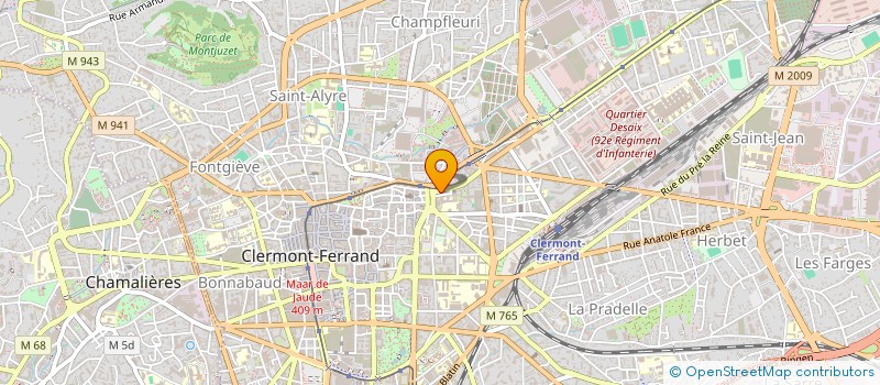 localisation de l'entreprise COPROPRIETE JACOBINS  CLERMONT-FERRAND