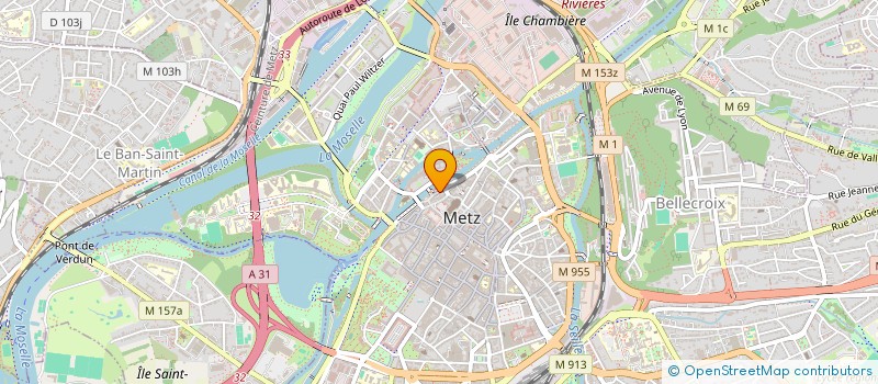 localisation de l'entreprise COPROPRIETE JARDIN DE CHAMBRE  METZ