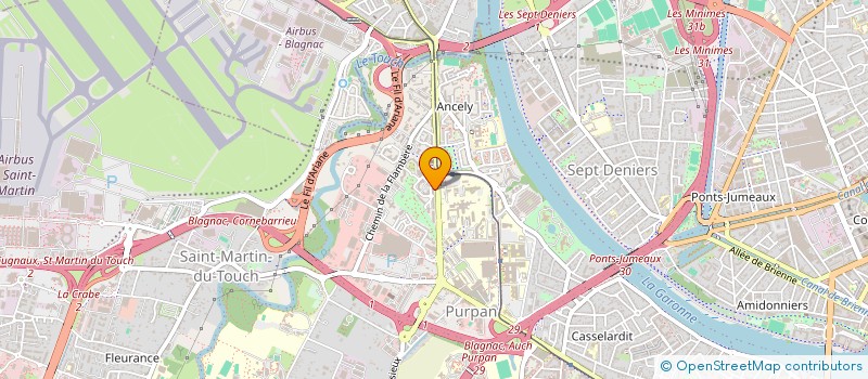 localisation de l'entreprise COPROPRIETE JARDIN DES SCIENCES à TOULOUSE