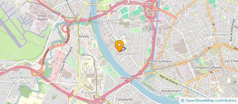 localisation de l'entreprise COPROPRIETE JARDINS D'HEROLD à TOULOUSE