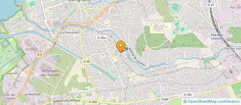 localisation de l'entreprise COPROPRIETE JARDINS DE RAUMARTIN à MARIGNANE