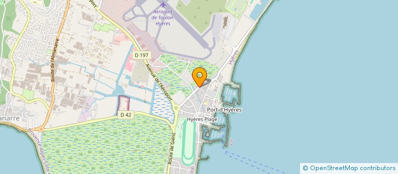 localisation de l'entreprise COPROPRIETE JARDINS DU PORT à HYERES