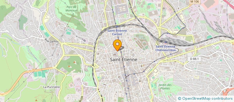 localisation de l'entreprise COPROPRIETE JAURES  SAINT-ETIENNE