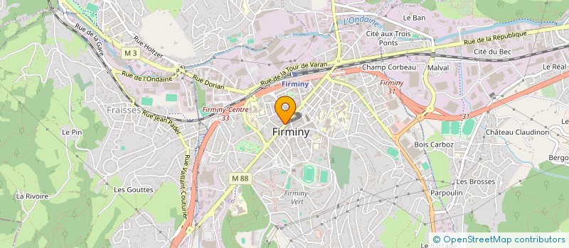 localisation de l'entreprise COPROPRIETE JAURES  FIRMINY