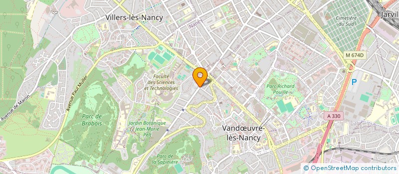 localisation de l'entreprise COPROPRIETE JEAN JAURES  VANDUVRE-LES-NANCY