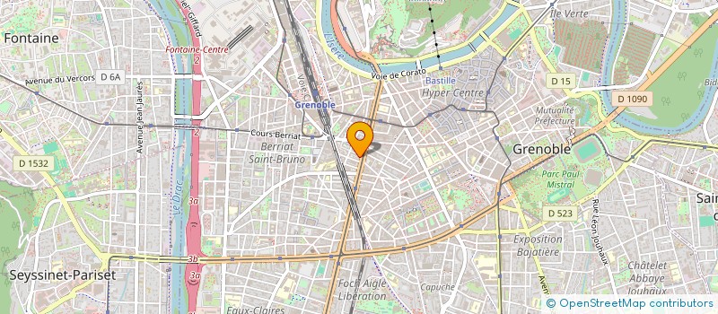 localisation de l'entreprise COPROPRIETE JEAN JAURES  GRENOBLE