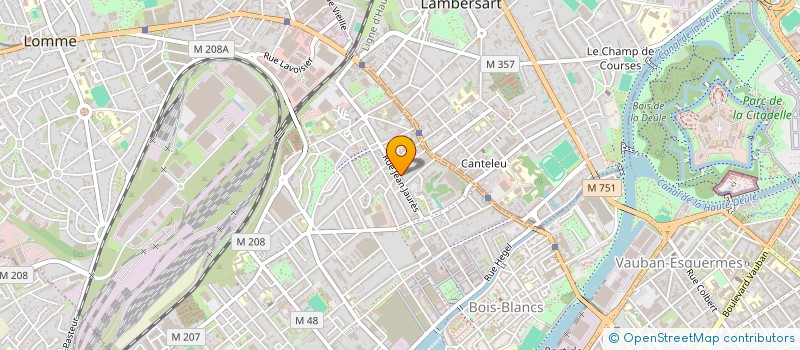 localisation de l'entreprise COPROPRIETE JEAN JAURES à LILLE