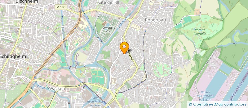 localisation de l'entreprise COPROPRIETE JEANNE D'ARC 47 à STRASBOURG