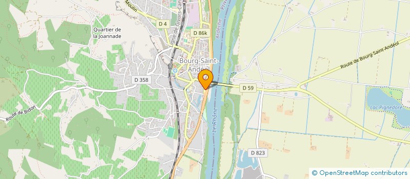 localisation de l'entreprise COPROPRIETE JEANNETTE  BOURG-SAINT-ANDEOL