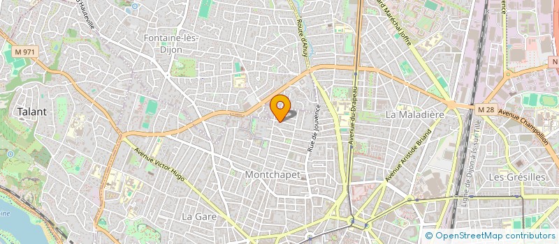 localisation de l'entreprise COPROPRIETE JEHAN DE LA HUERTA N 13  DIJON