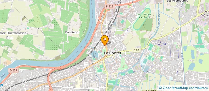 localisation de l'entreprise COPROPRIETE JOFFRE  LE PONTET