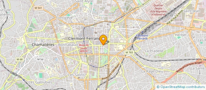 localisation de l'entreprise COPROPRIETE JOFFRE  CLERMONT-FERRAND