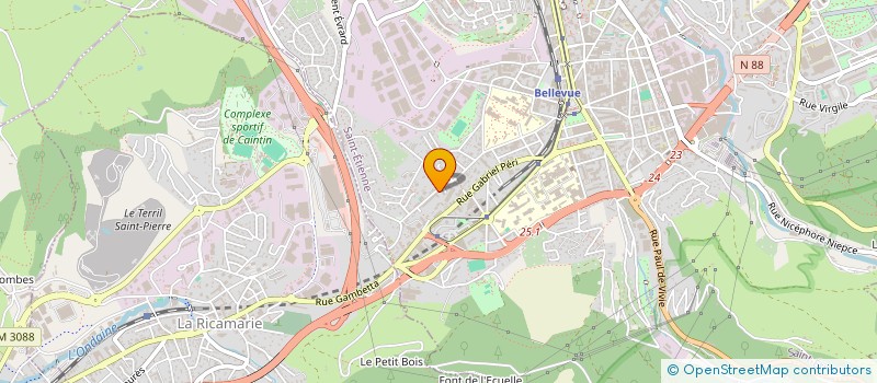 localisation de l'entreprise COPROPRIETE JOMAYERE  SAINT-ETIENNE