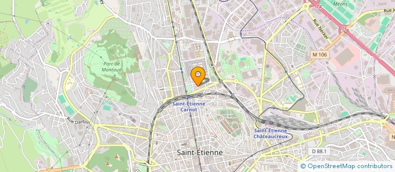 localisation de l'entreprise COPROPRIETE JOUFFROY  SAINT-ETIENNE