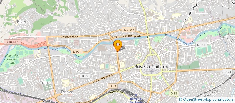 localisation de l'entreprise COPROPRIETE JOUVENEL N26  BRIVE-LA-GAILLARDE