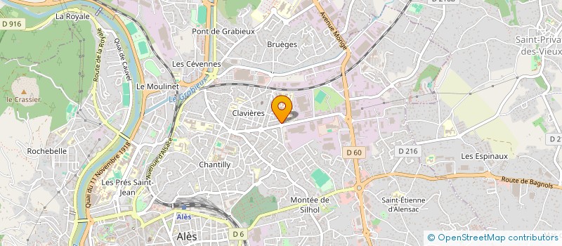 localisation de l'entreprise COPROPRIETE JULES RENARD  ALES