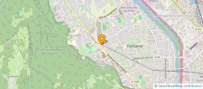 localisation de l'entreprise COPROPRIETE L ABBAYE  FONTAINE