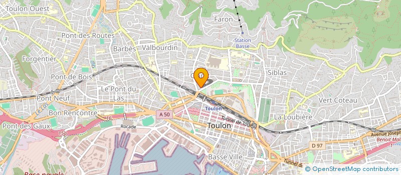 localisation de l'entreprise COPROPRIETE L'ALBATROS  TOULON