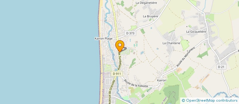 localisation de l'entreprise COPROPRIETE L'ALBATROS à SAINT-PAIR-SUR-MER