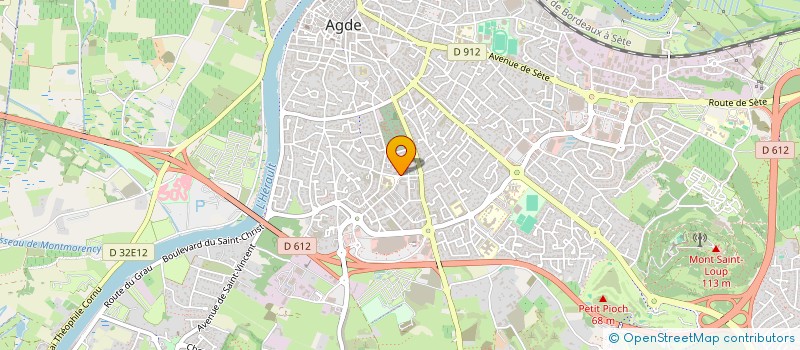 localisation de l'entreprise COPROPRIETE L ALBIZIA  AGDE