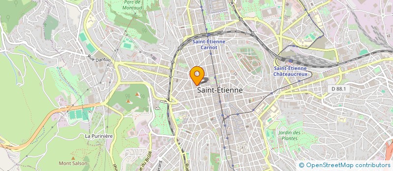 localisation de l'entreprise COPROPRIETE L ALMA  SAINT-ETIENNE