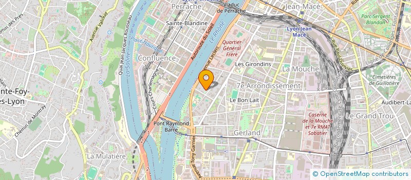 localisation de l'entreprise COPROPRIETE L ARPEGE  LYON