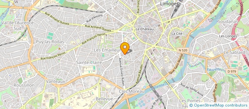 localisation de l'entreprise COPROPRIETE L'EDEN à LIMOGES