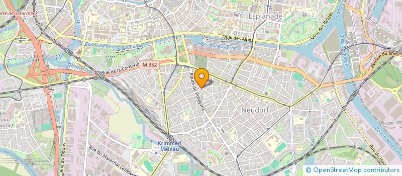 localisation de l'entreprise COPROPRIETE L ERIDAN à STRASBOURG