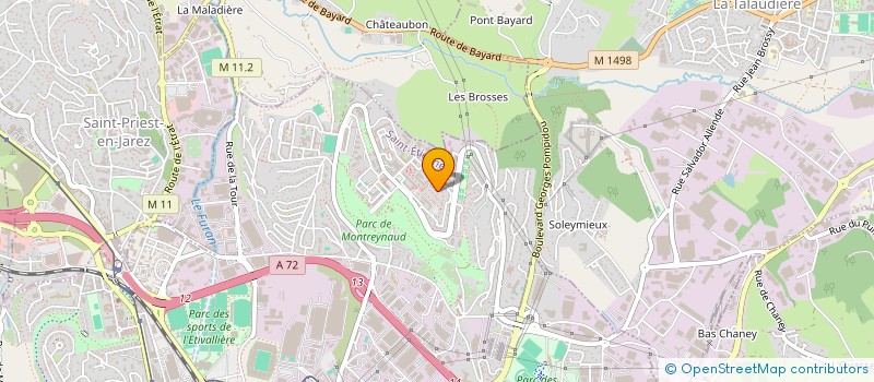 localisation de l'entreprise COPROPRIETE L ESPLANADE  SAINT-ETIENNE