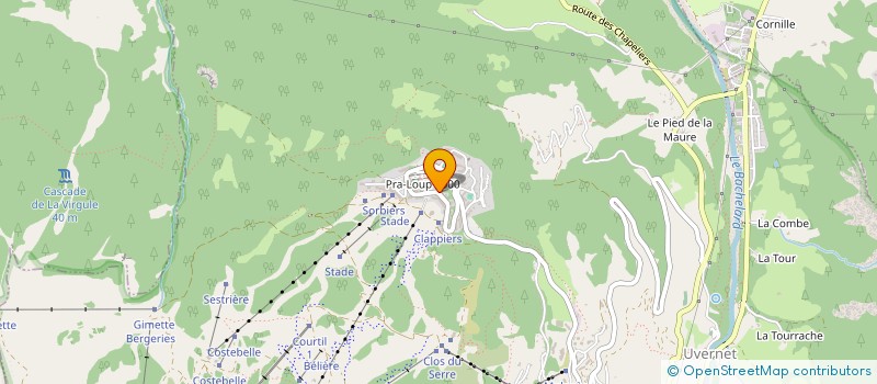 localisation de l'entreprise COPROPRIETE L'ESTELAN  UVERNET-FOURS