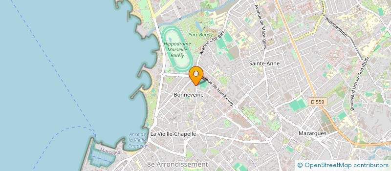 localisation de l'entreprise COPROPRIETE L'ESTEREL à MARSEILLE