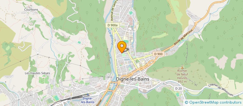 localisation de l'entreprise COPROPRIETE L'HELIOS à DIGNE-LES-BAINS