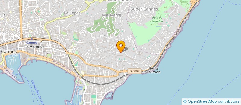 localisation de l'entreprise COPROPRIETE L ORANGERIE  CANNES